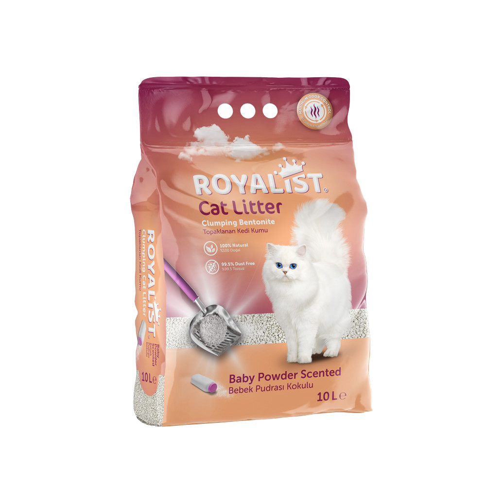 Royalist Bebek Pudralı Kedi Kumu 10 Lt.