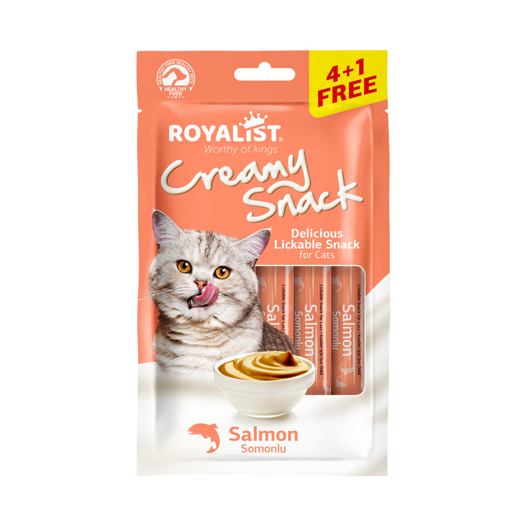 Royalist Creamy Snack - Salmon 4 Paket