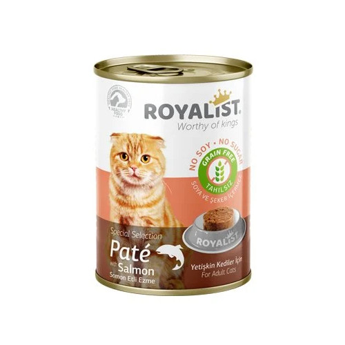 Royalist Kedi Somonlu Pate Konserve 12 X 400 GR
