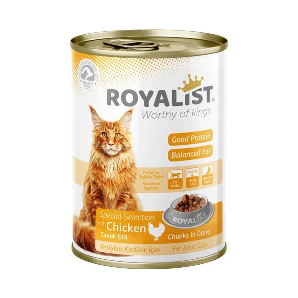 Royalist Kedi Tavuklu Konserve 12 X 400 GR
