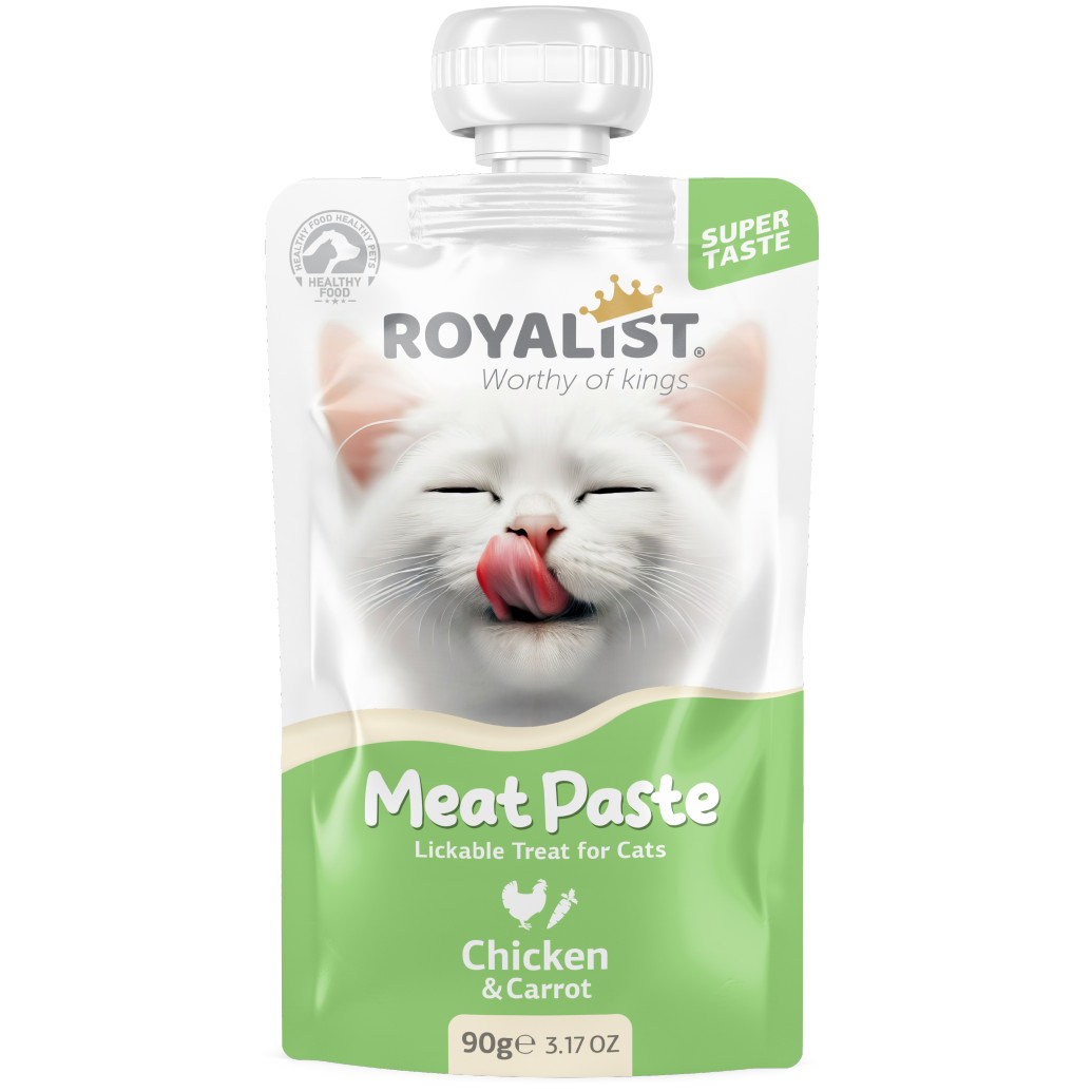 Royalist Meat Paste Cat Chicken & Carrot 6 X 90 GR