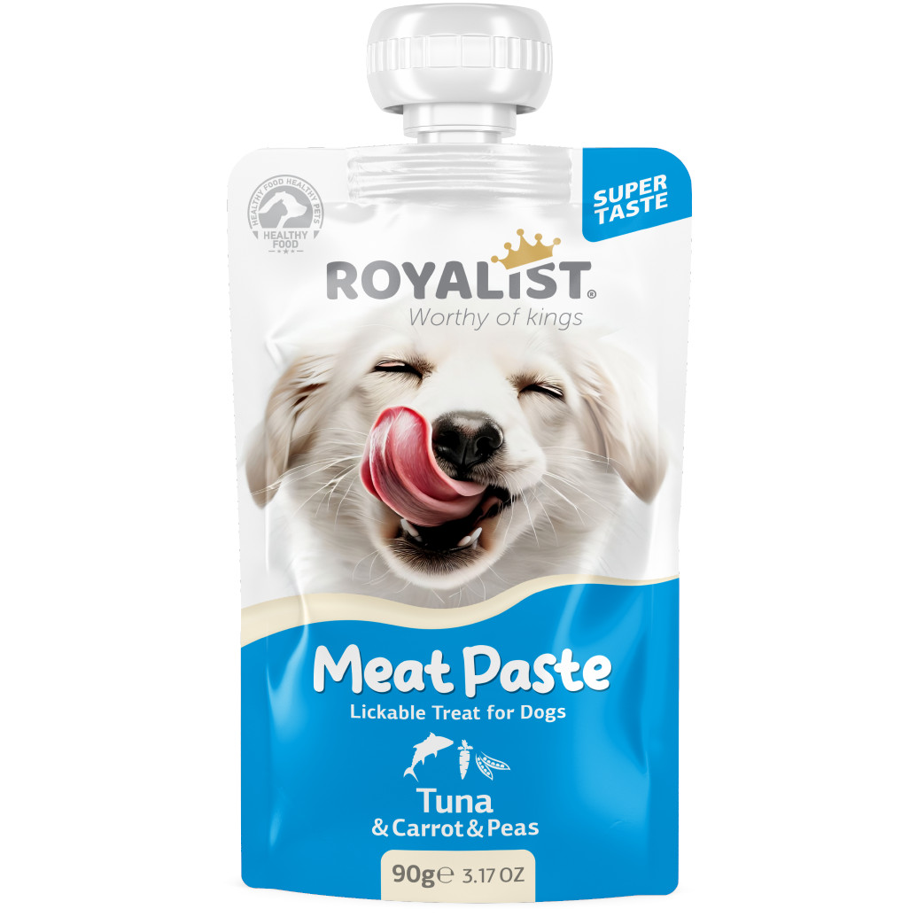 Royalist Meat Paste Dog Tuna & Carrot & Peas 6 X 90 GR