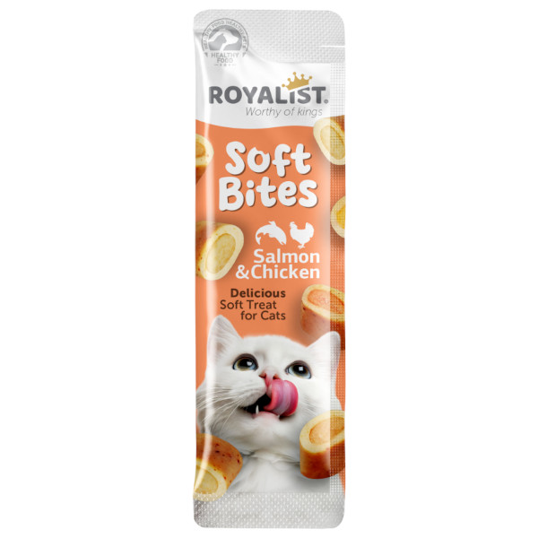 Royalist Soft Bites Salmon & Chicken 10 Adet 10 GR