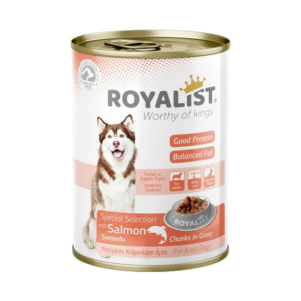 Royalist Somonlu Yetişkin Köpek Konserve 12 X 400 Gr