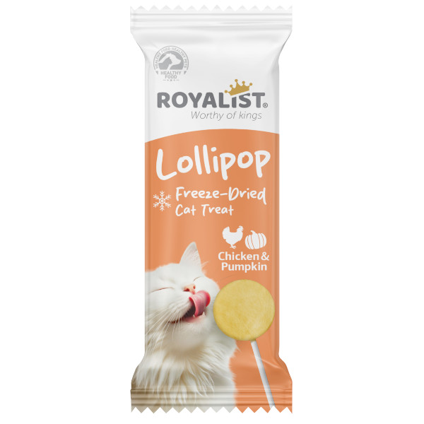 Royalist Tavuklu Ve Balkabaklı Kedi Lolipop 5 Adet