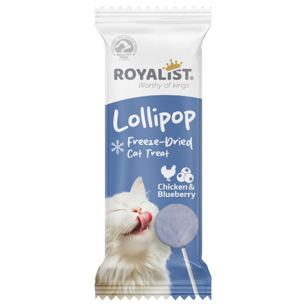 Royalist Tavuklu Ve Yaban Mersinli Kedi Lolipop 5 Adet